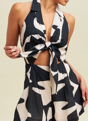 Juliet Tie Front Romper