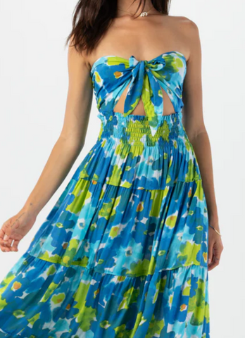 Moana Strapless Maxi Dress