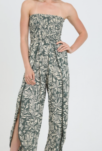 Nicole Strapless Smock Jumpsuit