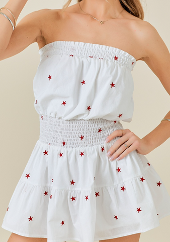 Starlight Strapless Mini Dress/Romper