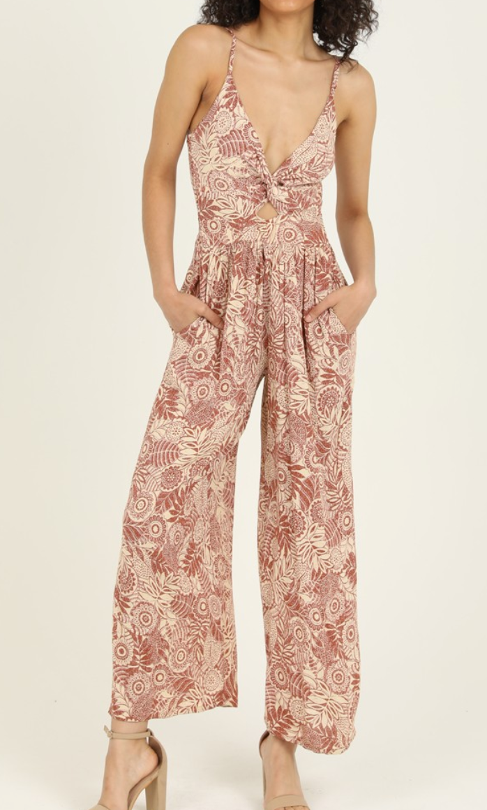 Tania Twist Front Jumpsuit