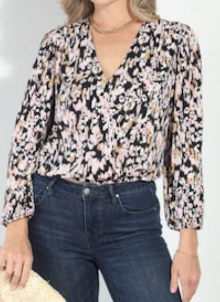 Bianca Surplice Floral Top