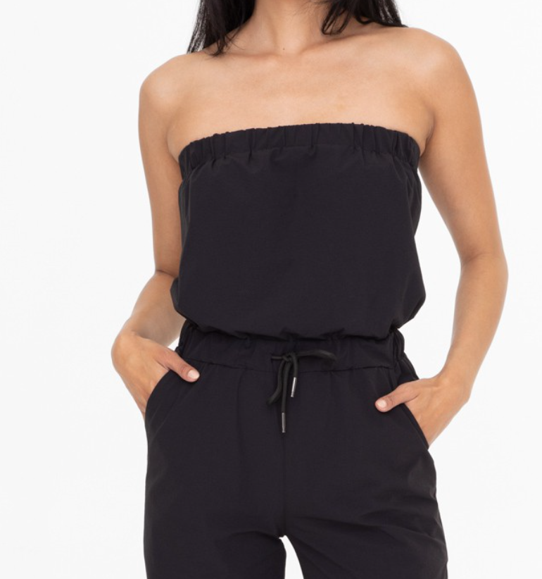 Kally Cargo Strapless Jumpsuit