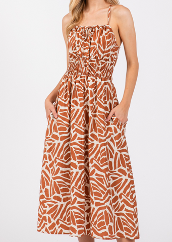 Penelope Print Maxi Dress