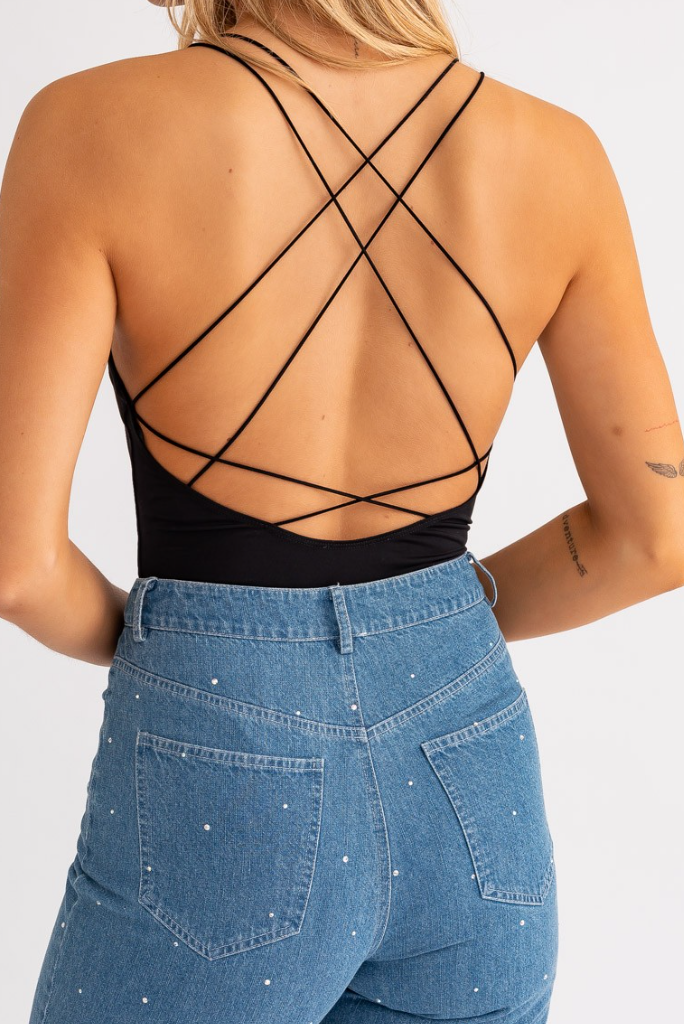 Zoie Strappy Back Bodysuit