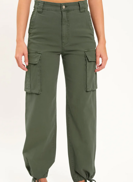 Kickback Hightrise Cinch Hem Cargo Pants