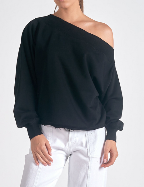 Becca Off Shoulder Pullover