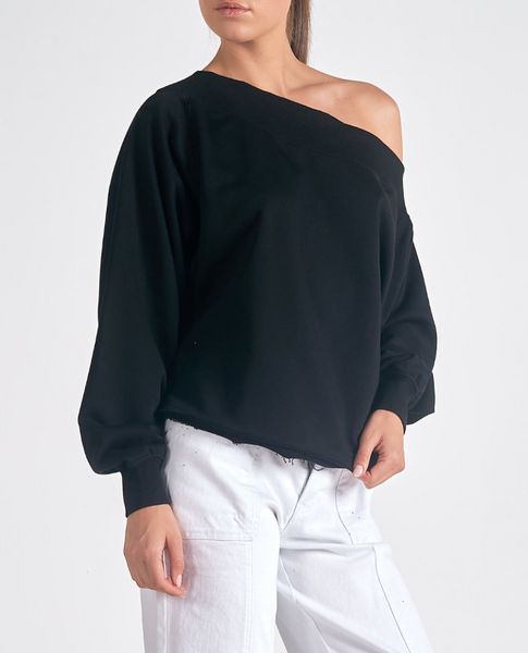 Becca Off Shoulder Pullover