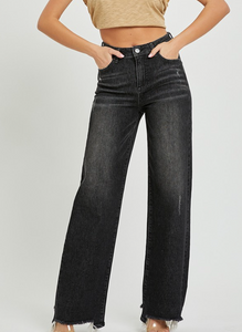 Yasmine High Rise Wide Leg Jeans