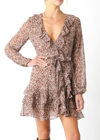 Tia  Ruffle Wrap Dress