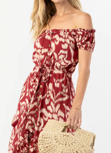 Riviera Off The Shoulder Maxi Dress