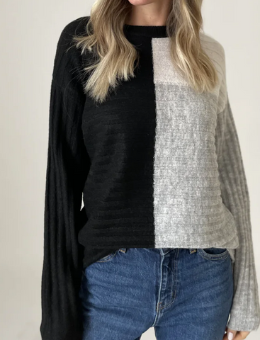 Grace Color Block Sweater