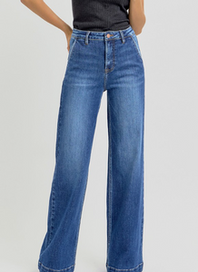 Aiden High Rise Wide Leg Jeans