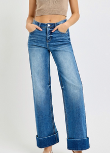 Tayna Tummy Control Wide Leg Jeans