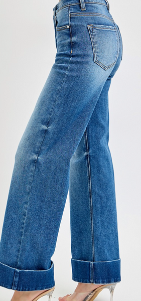 Tanya Tummy Control Wide Leg Jeans