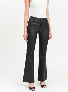 Dillan Coated Flare Jeans