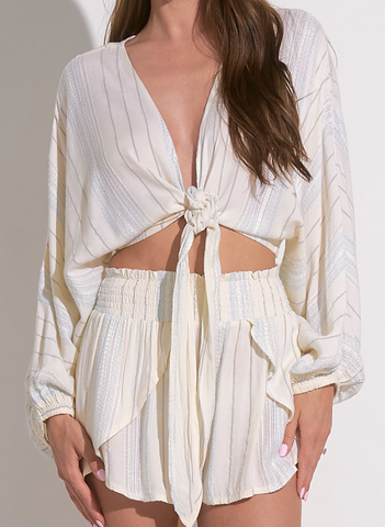 Kendall Tie Front Top