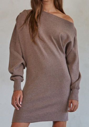 Loren Off The Shoulder Knit Dress