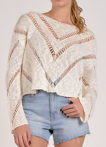 Kelly Crochet Knit Top