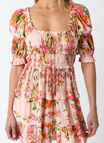 Lily Floral Mini Dress