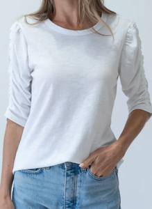 Laurel Ruched Sleeve Top