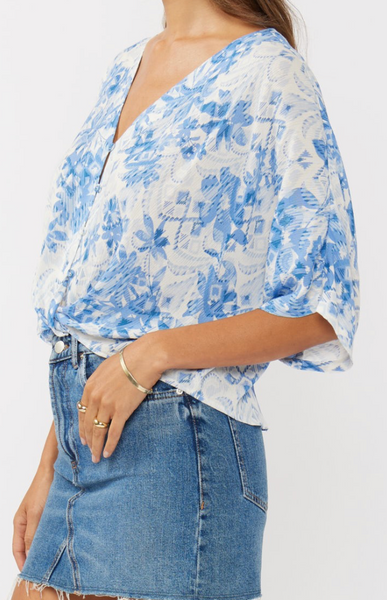 Holly Floral Knot Top