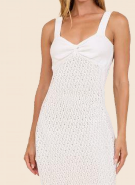 Belinda Twist Front Knit Dress