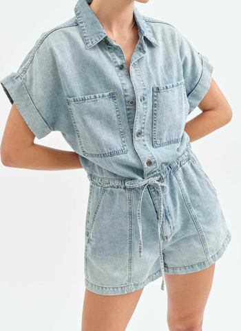 Hayden Denim Romper