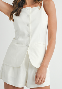 The Hamptons Vest Shorts Set