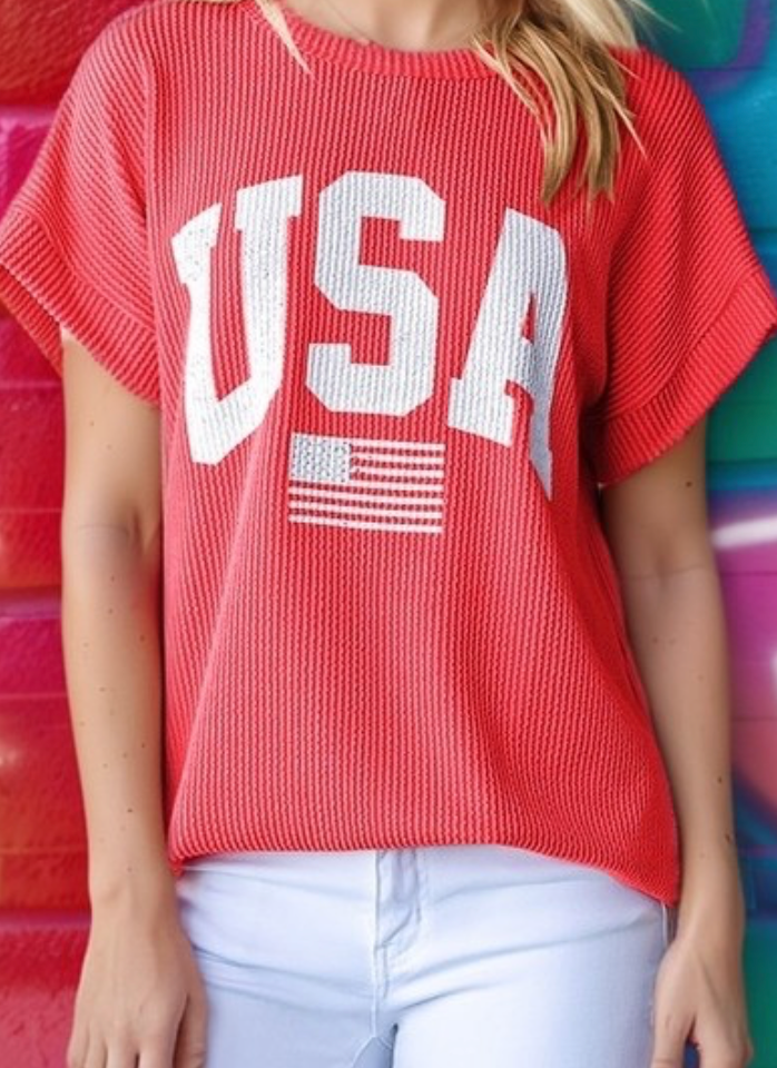 USA Texture Tee