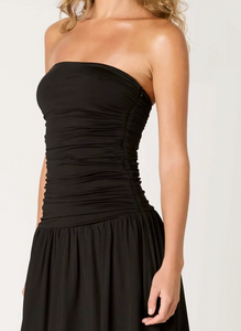 Nina Strapless Drop Waist