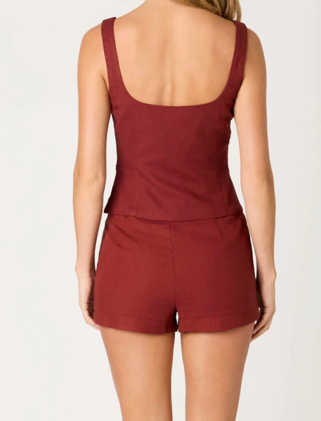 Maggie Vest Shorts Set