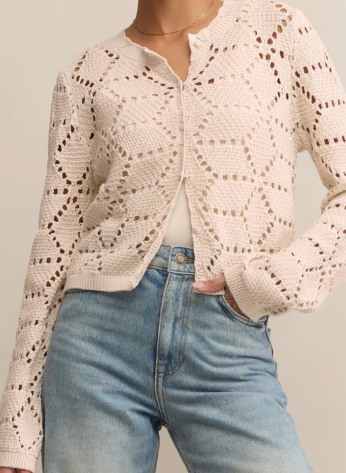 Abigail Crochet Cardigan