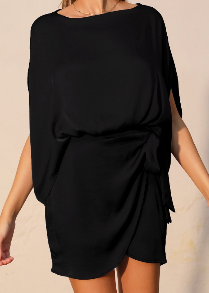 Shannon Drape Mini Dress