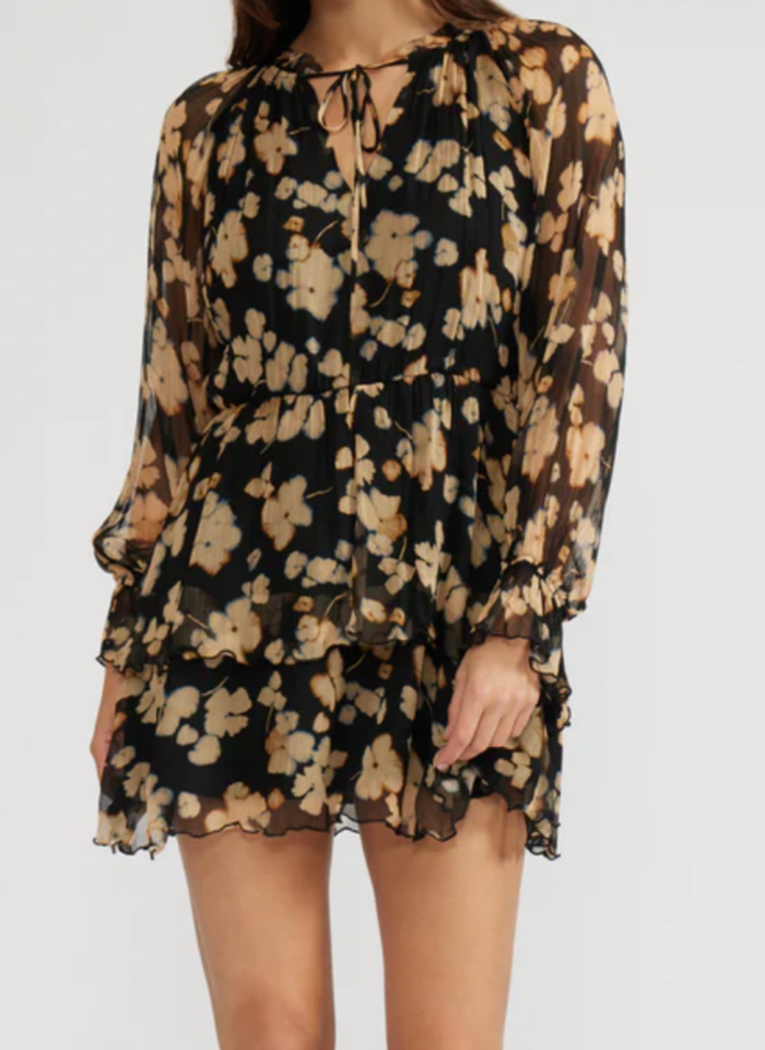 Vera Floral Chiffon Dress