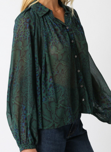 Francesca Chiffon Print Blouse