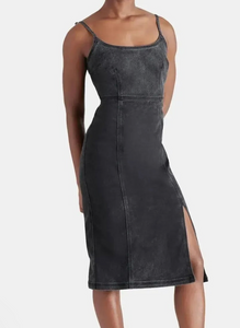 Jazzy Denim Midi Dress
