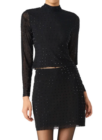 Kristen Studded Skirt/Top Set