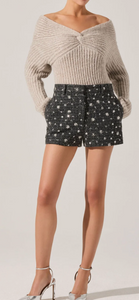 Alexia Off Shoulder Sweater