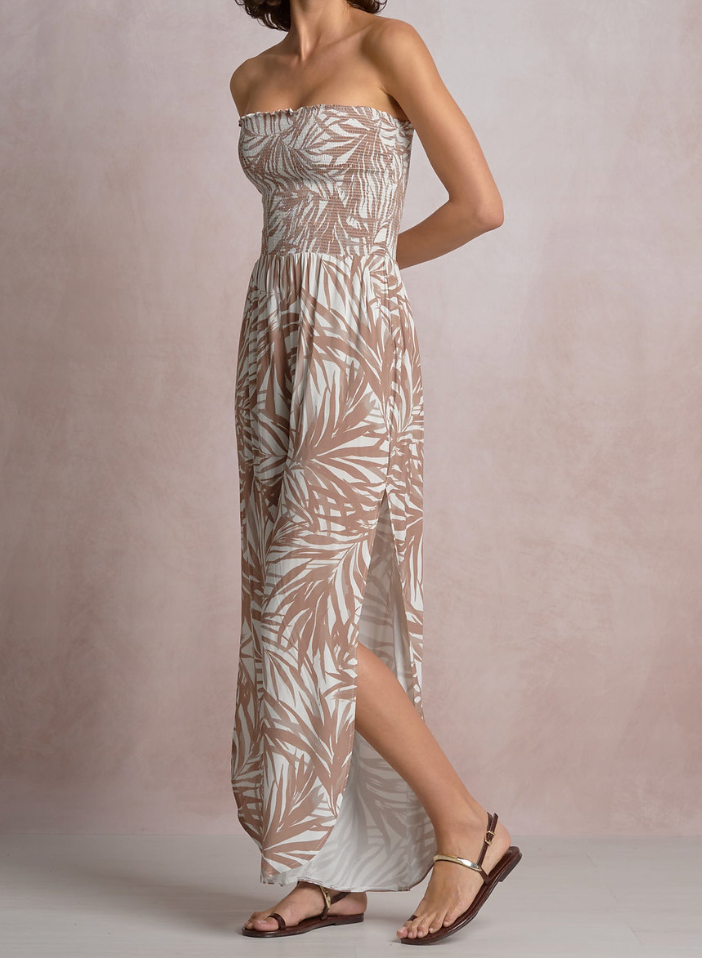 Bali Palm Print Jumpsuit