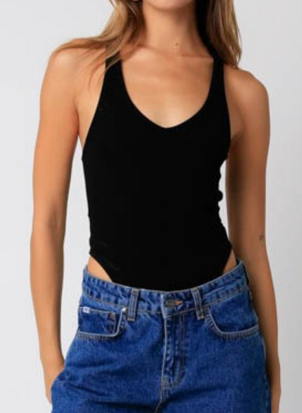 Tori Racer Back Rib Tank