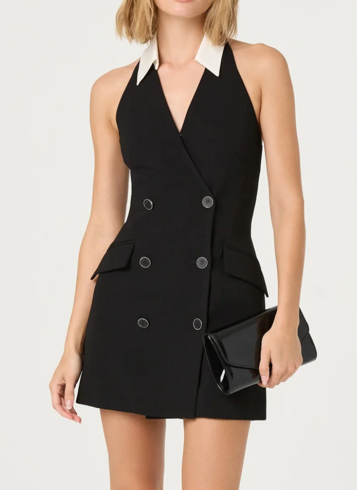 Perry Blazer Contrast Dress