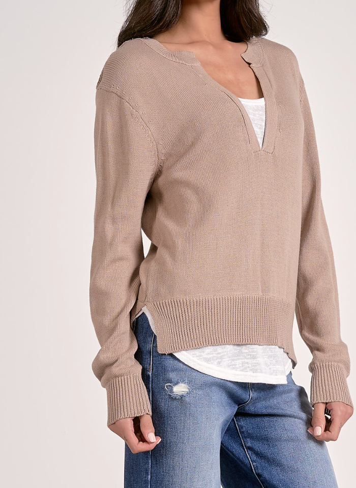Haley Mix Media Sweater
