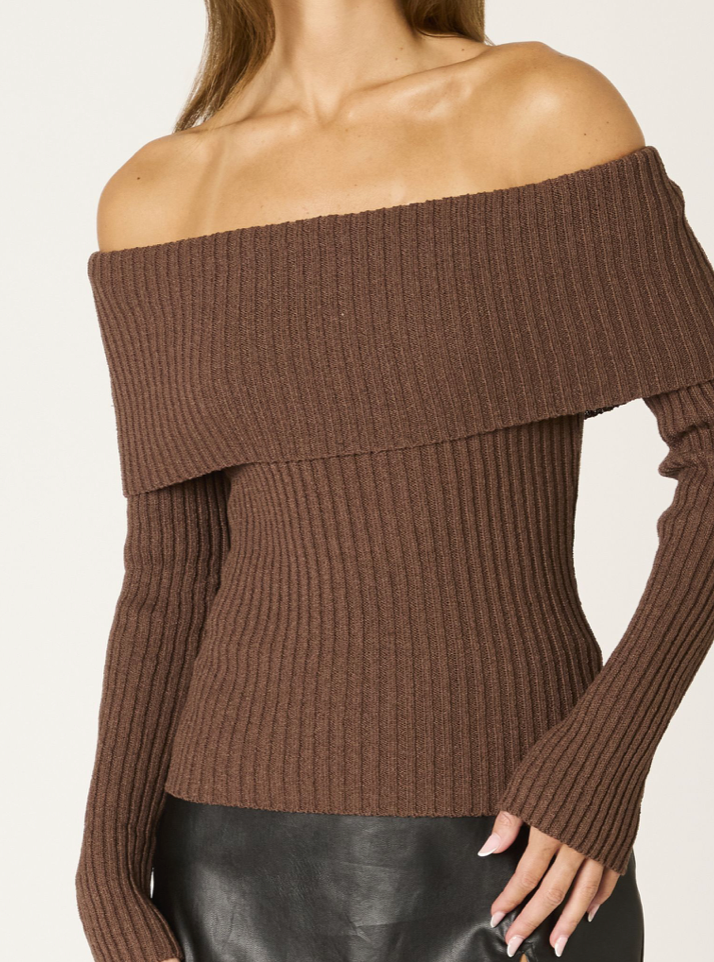 Briana Off Shoulder Sweater