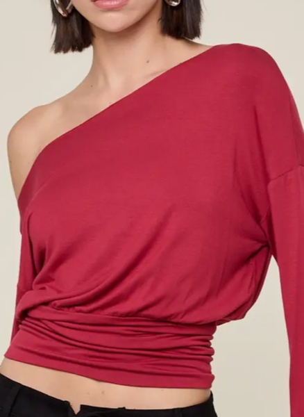 Ava Soft Off Shoulder Banded Top