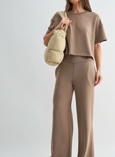 Paige Short Sleeve Top Pants Set