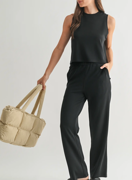 Parker Sleeves Top Pants Set