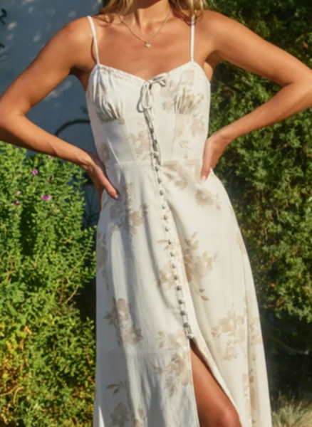 Lilian Floral Midi Dress