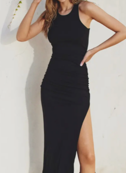 Jillian Ruched Midi Dress