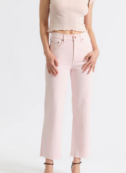 Piper Blush Straight Leg Jeans
